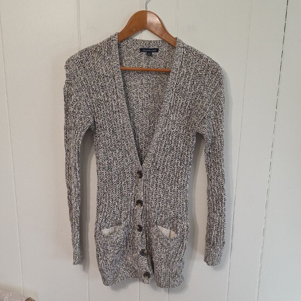 ASO Vampire Diaries American Eagle Knit Cardigan Vintage S Elena Gilbert READ